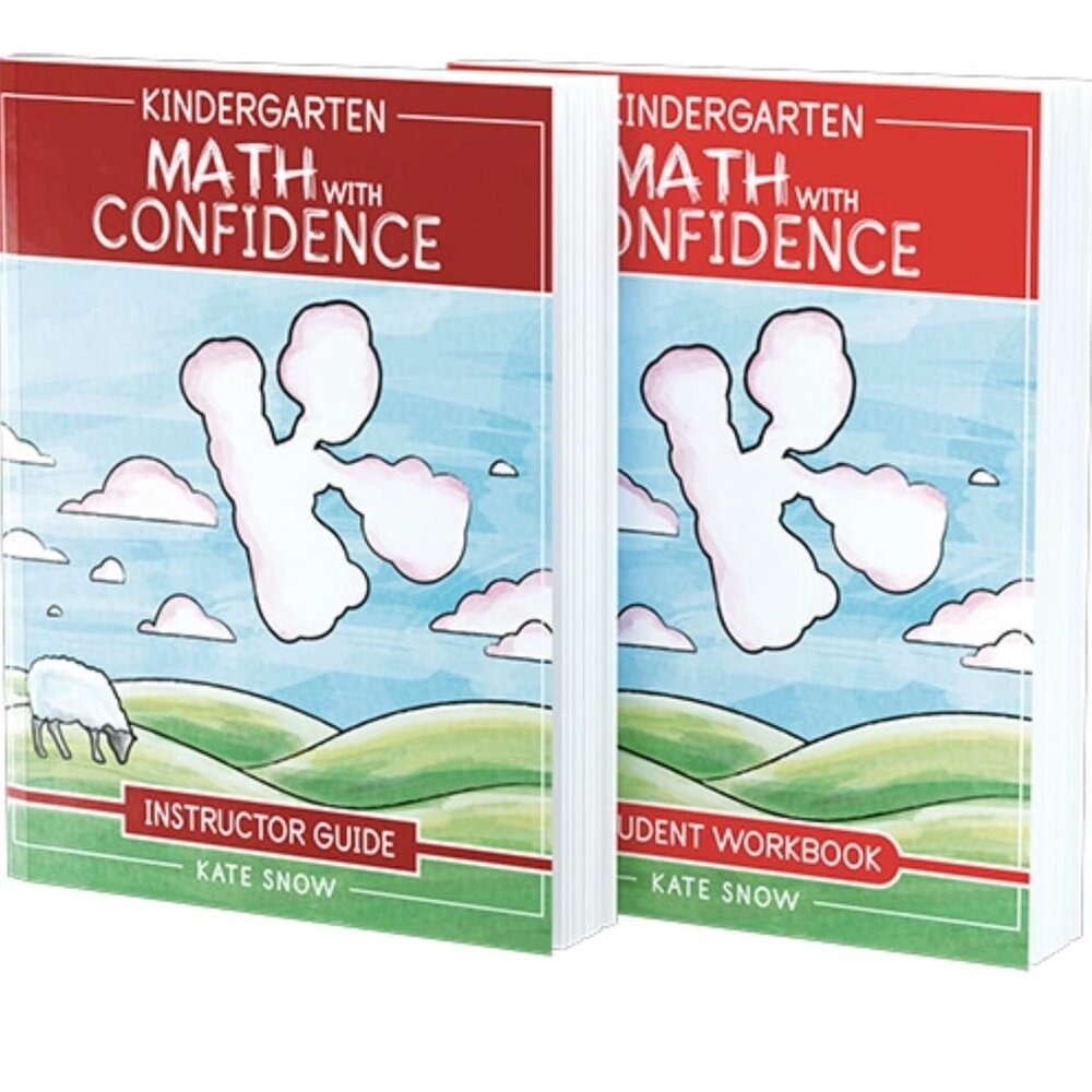 Math with Confidence - Kindergarten Homeschool Bundle, NEW. NEVER USED.